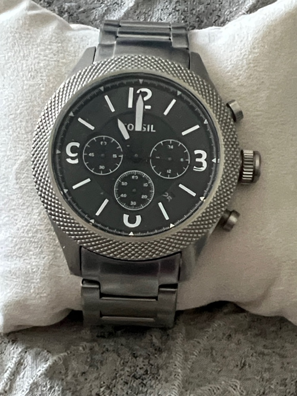 Fossil BQ2107IE, Aiden Chronograph Stainless Steel Watch